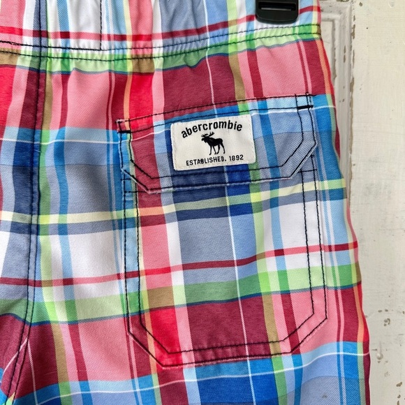 ABERCROMBIE, SET/2, BOYS SWIM TRUNKS. NAVY BLUE, SWIM TRUNKS, WITHOUT MESH LINER - Picture 10 of 14